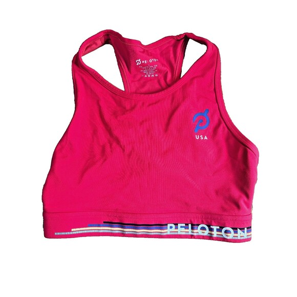 Peloton Other - Peloton Sports Bra Medium Red Racerback Medium Support Gym Workout